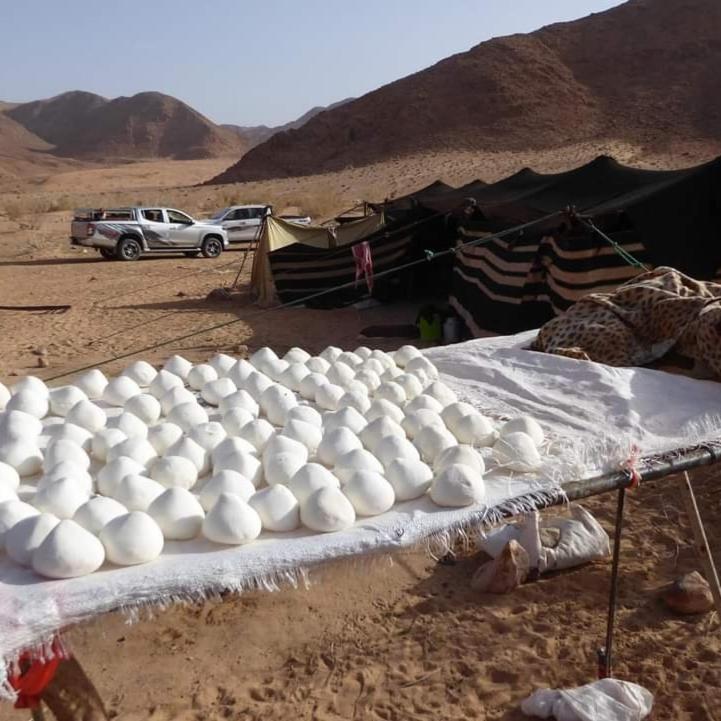 ホテル Bedouin Family Camp ワディ ・ラム エクステリア 写真