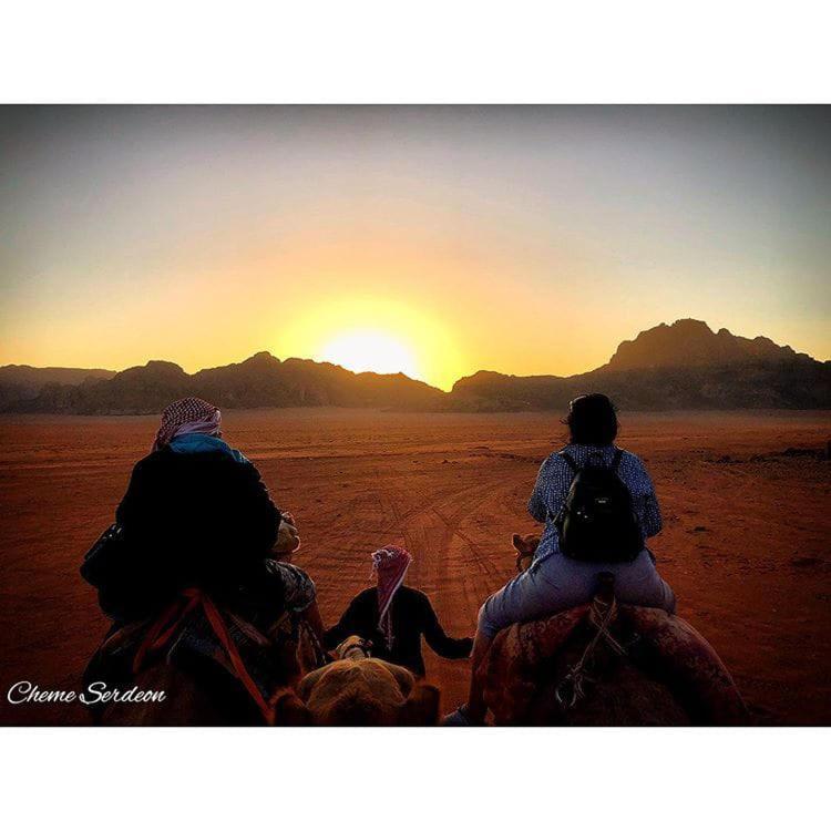 ホテル Bedouin Family Camp ワディ ・ラム エクステリア 写真
